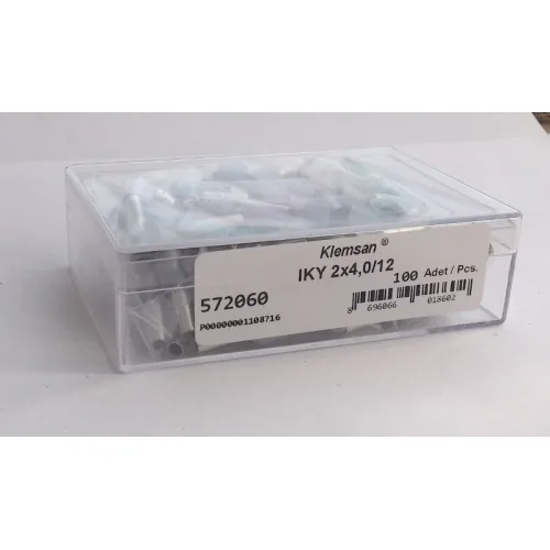 Наконечник изолированный огнестойкий KLEMSAN IKY 2x4-12 572060