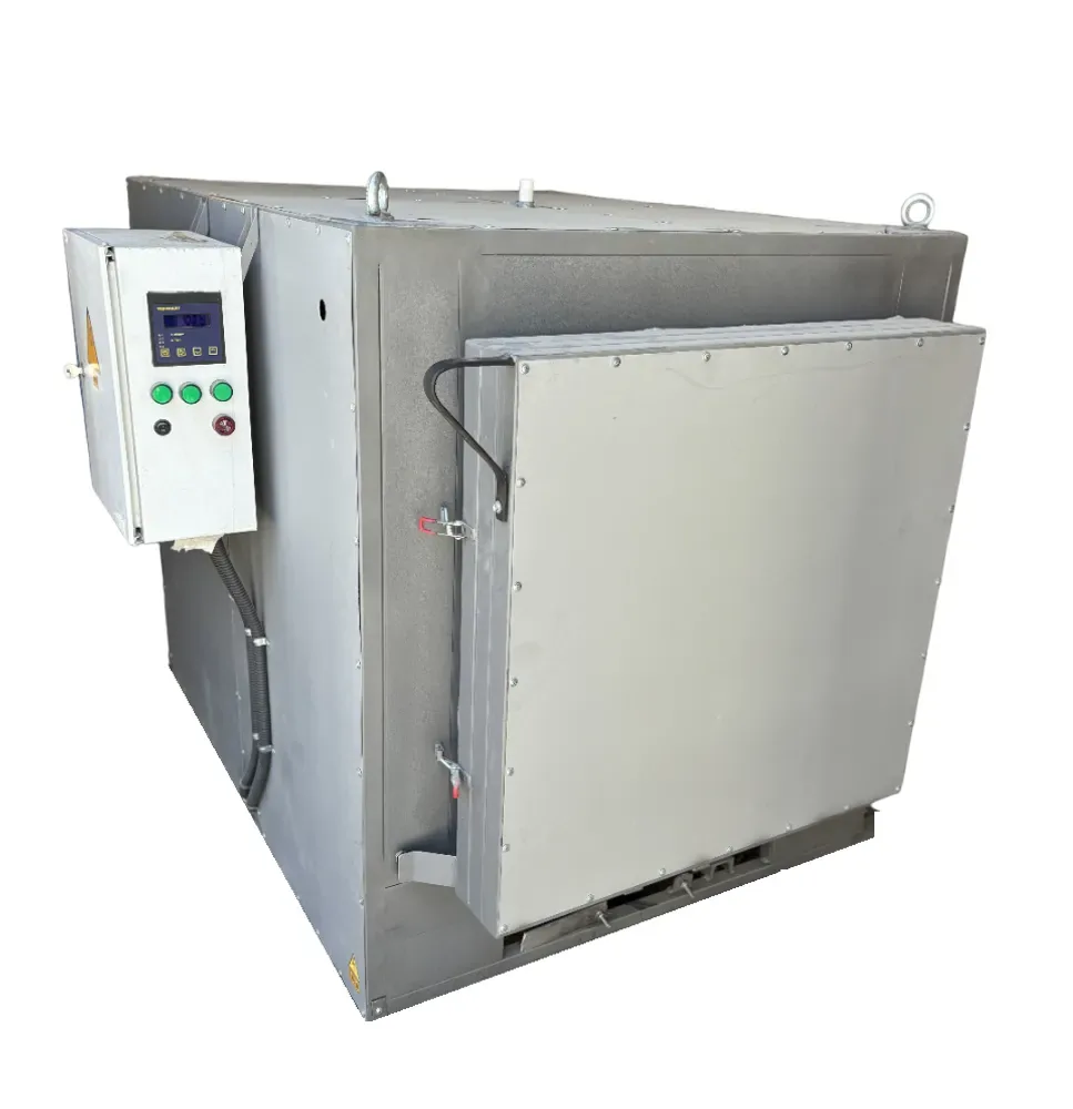 Муфельная электропечь КСИЗ 1250С-250L-17kW h с выкатным подом