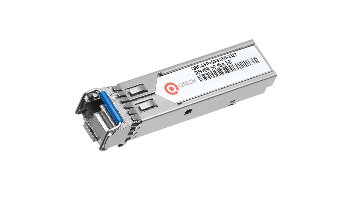 Оптический модуль SFP+ WDM BIDI QTECH QSC-SFP+60G10W-3327