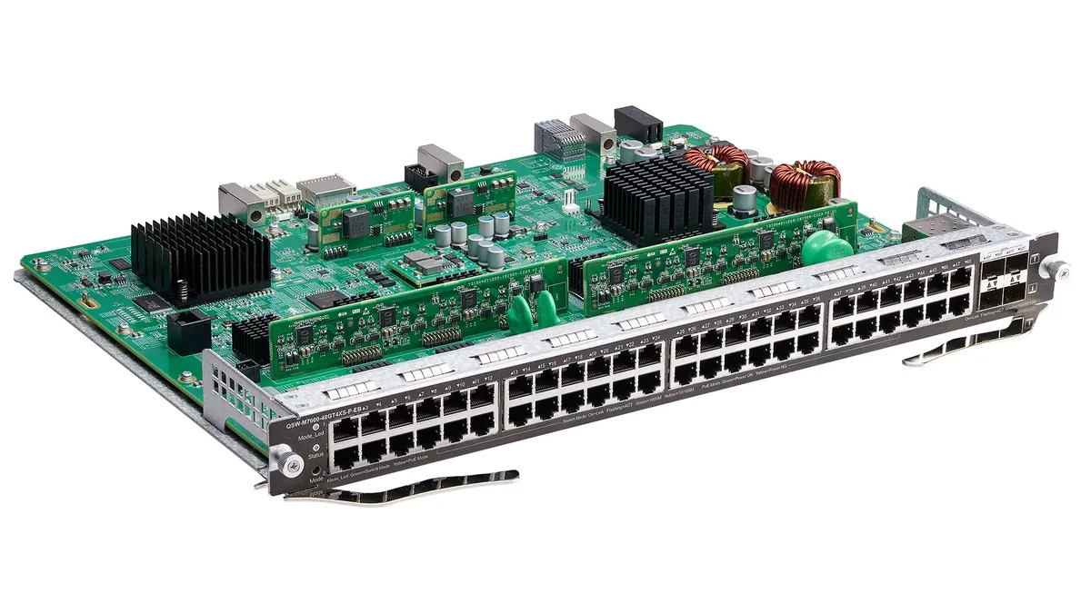 Модуль линейных входов для шасси QTECH QSW-M7600-48GT4XS-P-EB