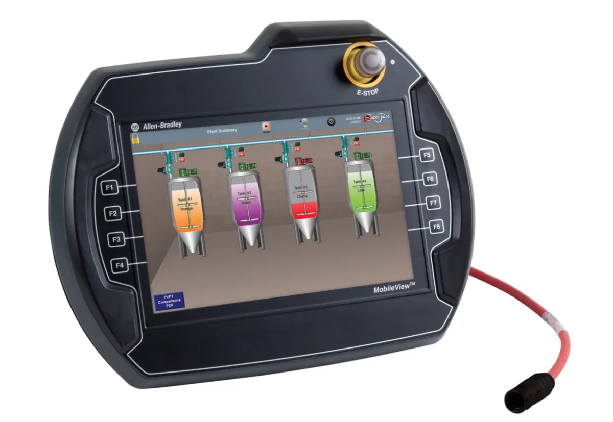 Терминал оператора Allen Bradley MobileView Tethered