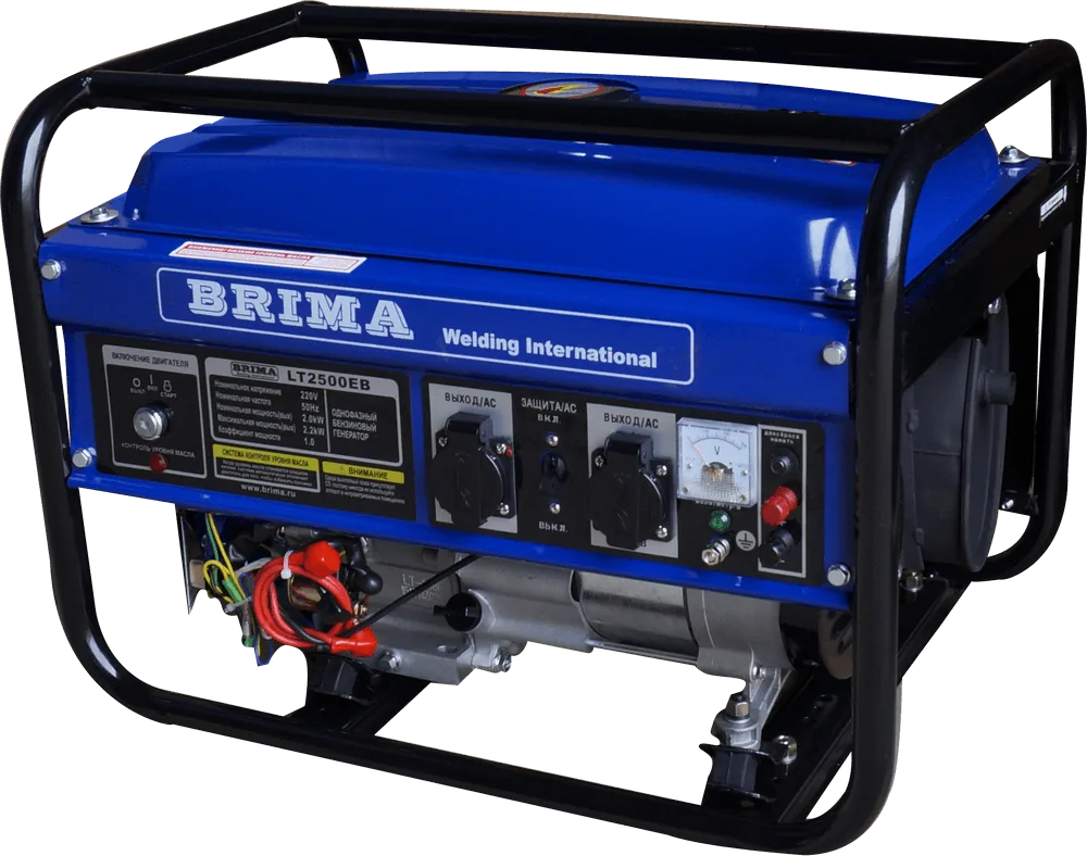 Бензиновый электрогенератор BRIMA LT 2500BE