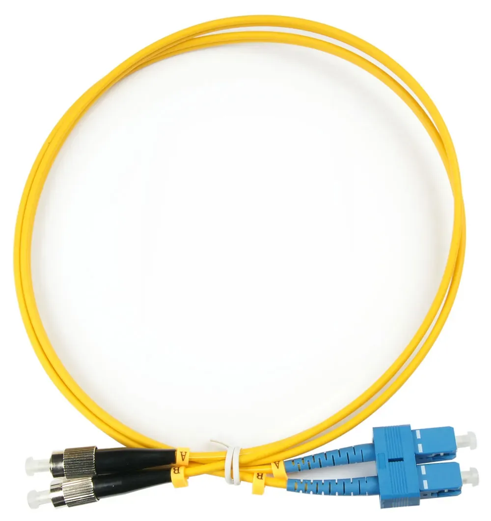 Шнур оптический соединительный QTECH ШО-FC/UPC-SC/UPC-AA3-10M