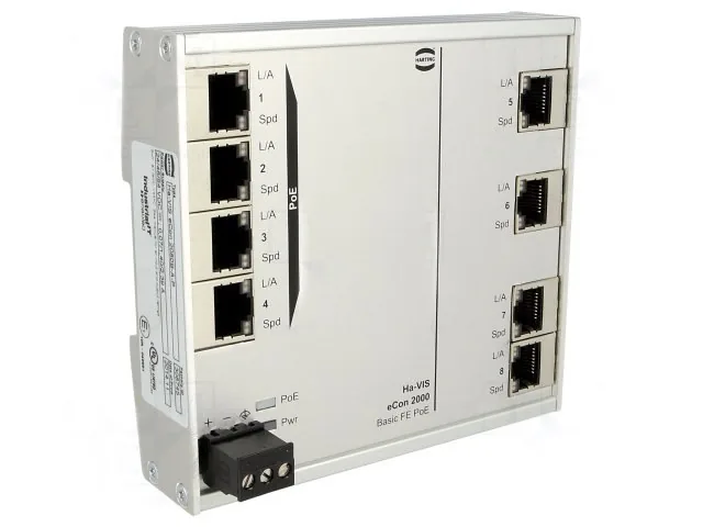 Коммутатор HARTING Switch PoE Ethernet 24020080030