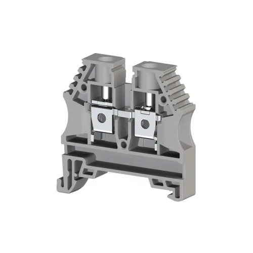 Винтовой клеммник на DIN-рейку 6 мм.кв. серый KLEMSAN AVK6 RP 304140RP