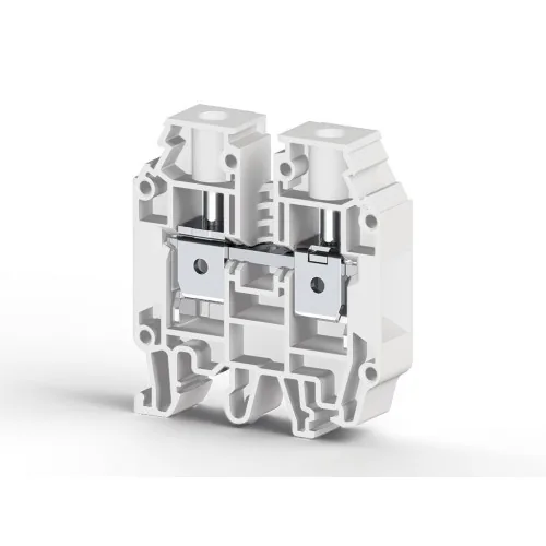 Винтовой клеммник на DIN-рейку 16 мм.кв. белый KLEMSAN AVK16 RD 304246