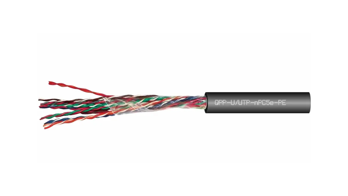 Кабель витая пара QTECH QPP-U/UTP-10PC5e-PE-305