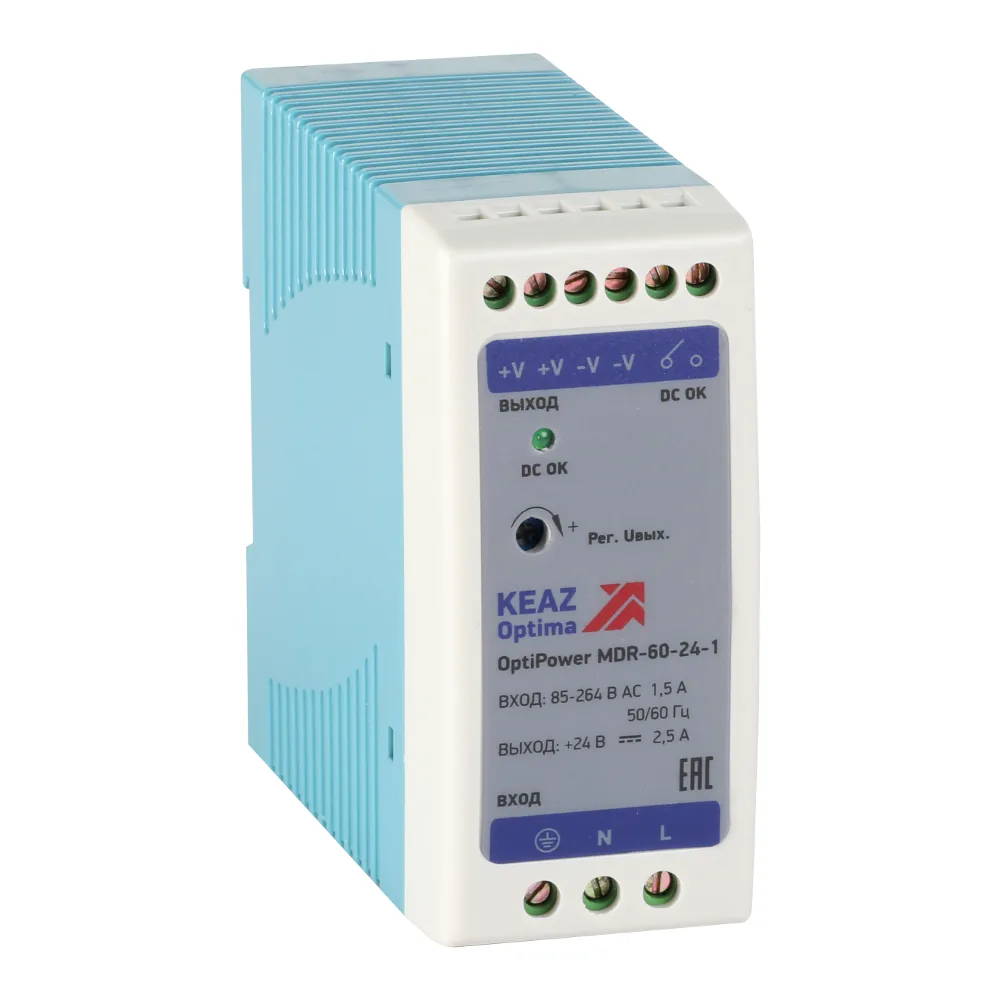 Блок питания КЭАЗ OptiPower MDR-60-24-1