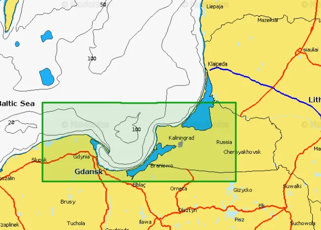 Карта Navionics 5G337S Калининградская область