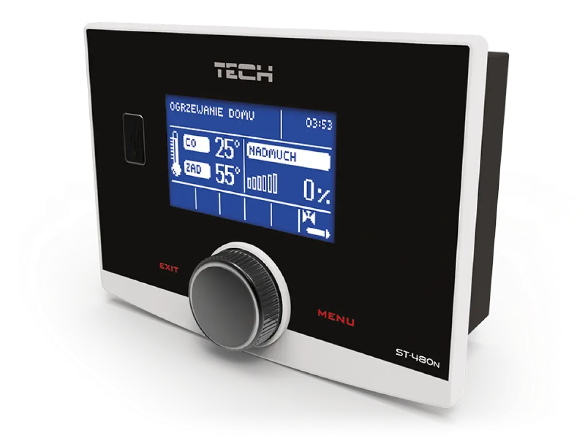 Контроллер TECH ST-480 для котлов с контейнером
