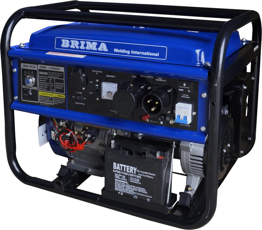 Бензиновый электрогенератор BRIMA LT 6500EB